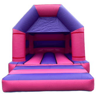 Pink and Purple bouncy castle