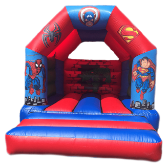 SuperHero bouncy castle