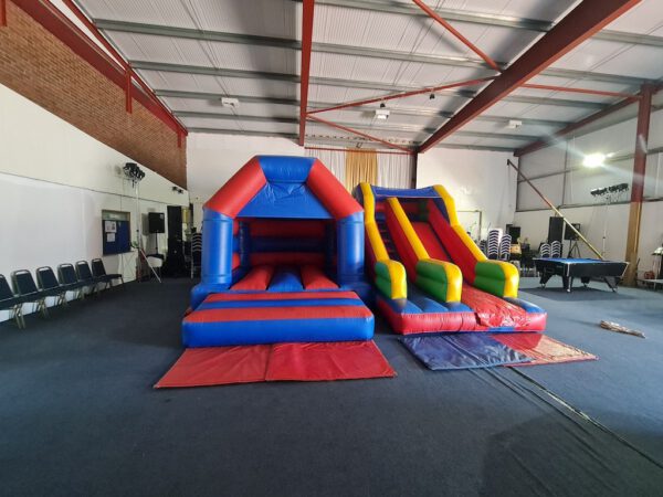 party slide inflatable bouncy castle image 11 min