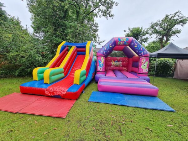 party slide inflatable bouncy castle image 2 min