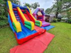 party slide inflatable bouncy castle image 4 min