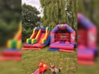 party slide inflatable bouncy castle image 5 min