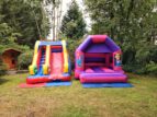 party slide inflatable bouncy castle image 8 min