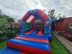 super heroes bouncy castle image 4 min