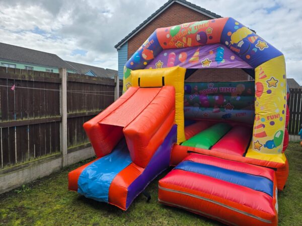 Party Time Combo Slide bouncy castle