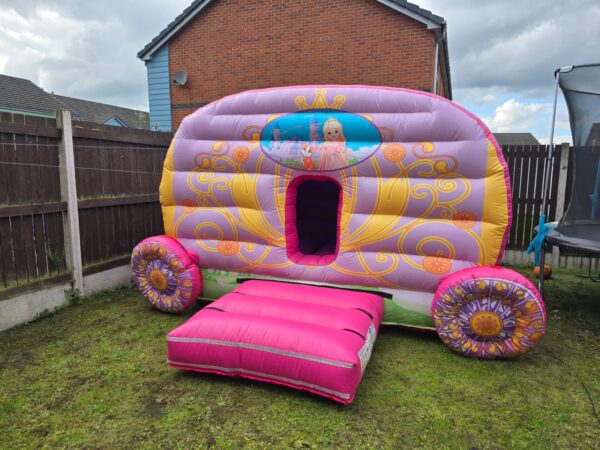 Princess Carriage Inflatable Castle