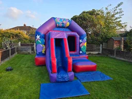 Balloons Combi Slides Bouncy Castle