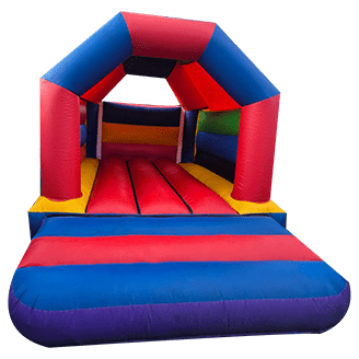 colourful bouncy castle for hire