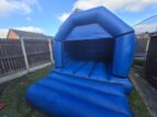 Disco Blue Bouncy Castle for hire