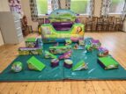 jungle softplay inflatable set