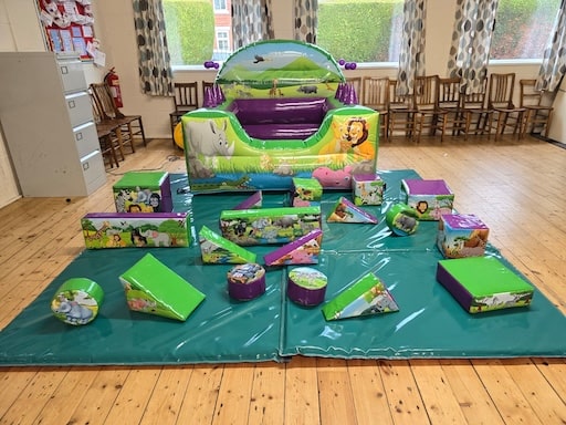 jungle softplay inflatable set