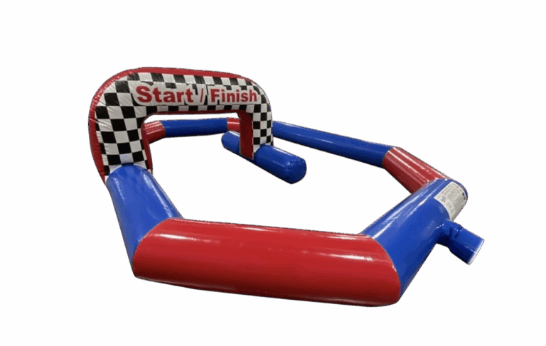 Didi track with ×4 didi cars – inflatable hire Manchester