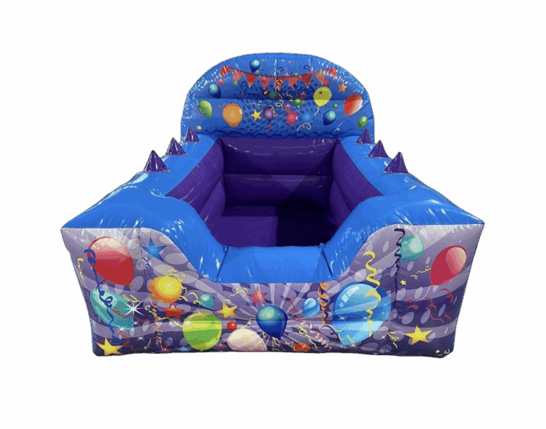 Purple and Blue Ball Pool – soft play hire Manchester