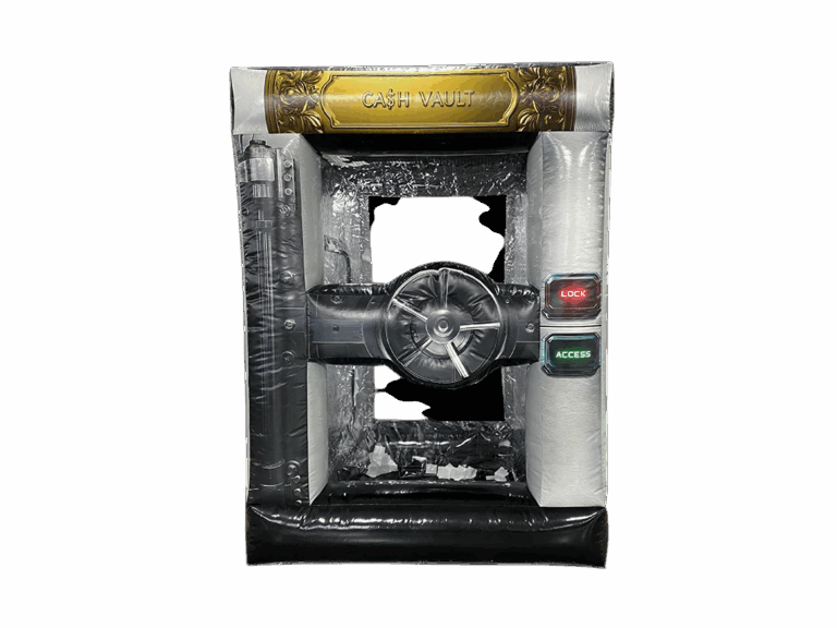 Cash Grabber Vault Game – inflatable hire Manchester