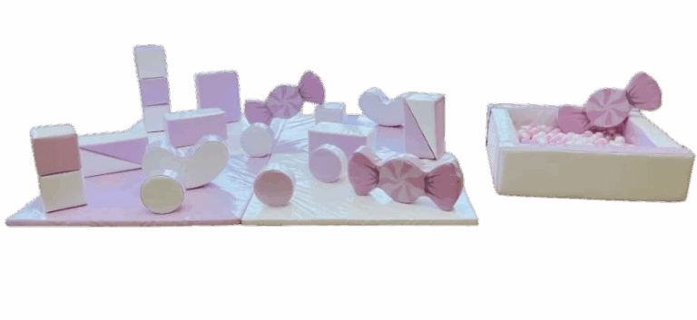 Pink Pastel Softplay – Candy – soft play hire Manchester