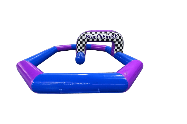 Didi Track with x4 Didi Cars (Purple) – inflatable hire Manchester