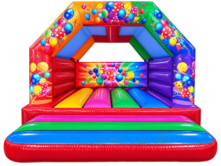LARGE Colourful Party bouncy castle for hire in Manchester